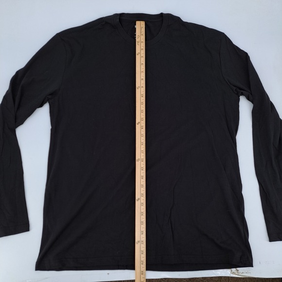 Lot of 3 True Classic Long Sleeve T-Shirt Mens XL Cotton Blend Black Gray White - Picture 8 of 9